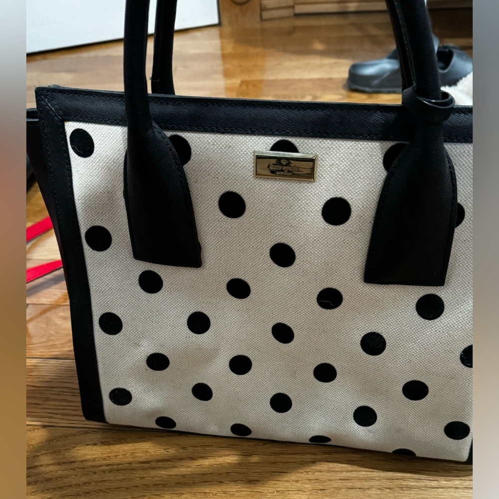 Kate spade poka dot bag